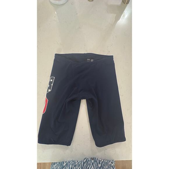 TYR Men's USA Durafast Elite Jammer Swimsuit Size 36 - Picture 2 of 5
